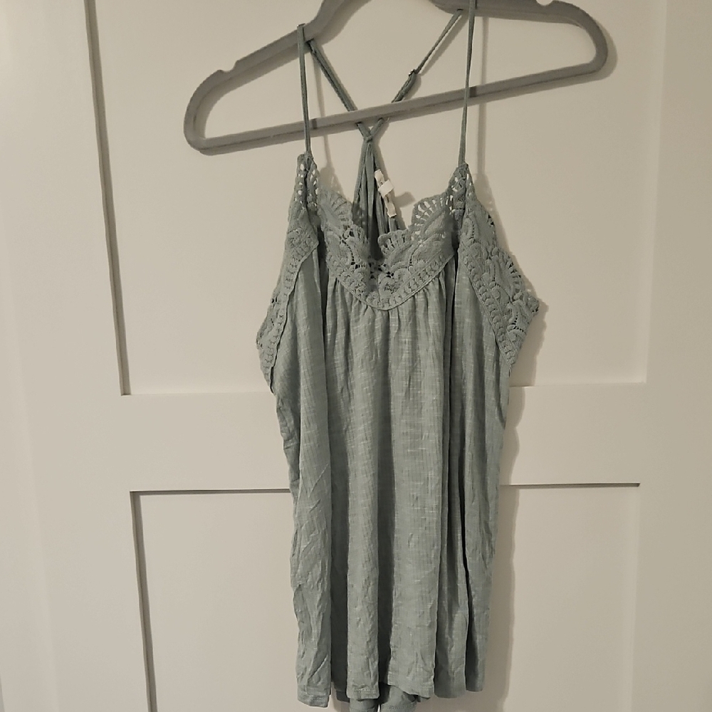 Maurices Green Backless Sleeveless Camisole